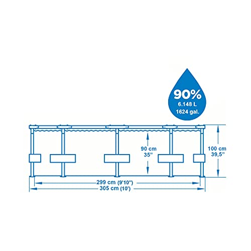 Piscina Desmontable Steel Pro MAX 305x100 cm | Bestway