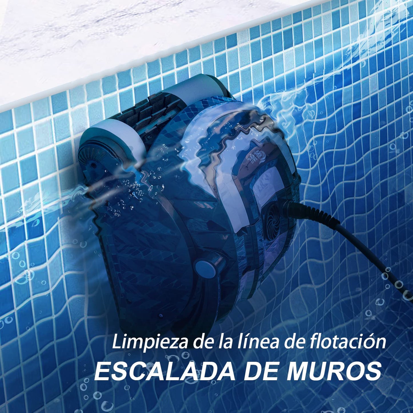 Limpiafondos Eléctrico Blue Whale XT0010 (BLWL XT0010) - Robot Aspirador de Piscina Automático y Eficiente