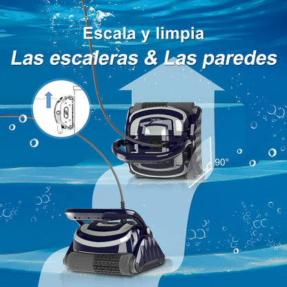 Limpiafondos Eléctrico Blue Whale XT0010 (BLWL XT0010) - Robot Aspirador de Piscina Automático y Eficiente