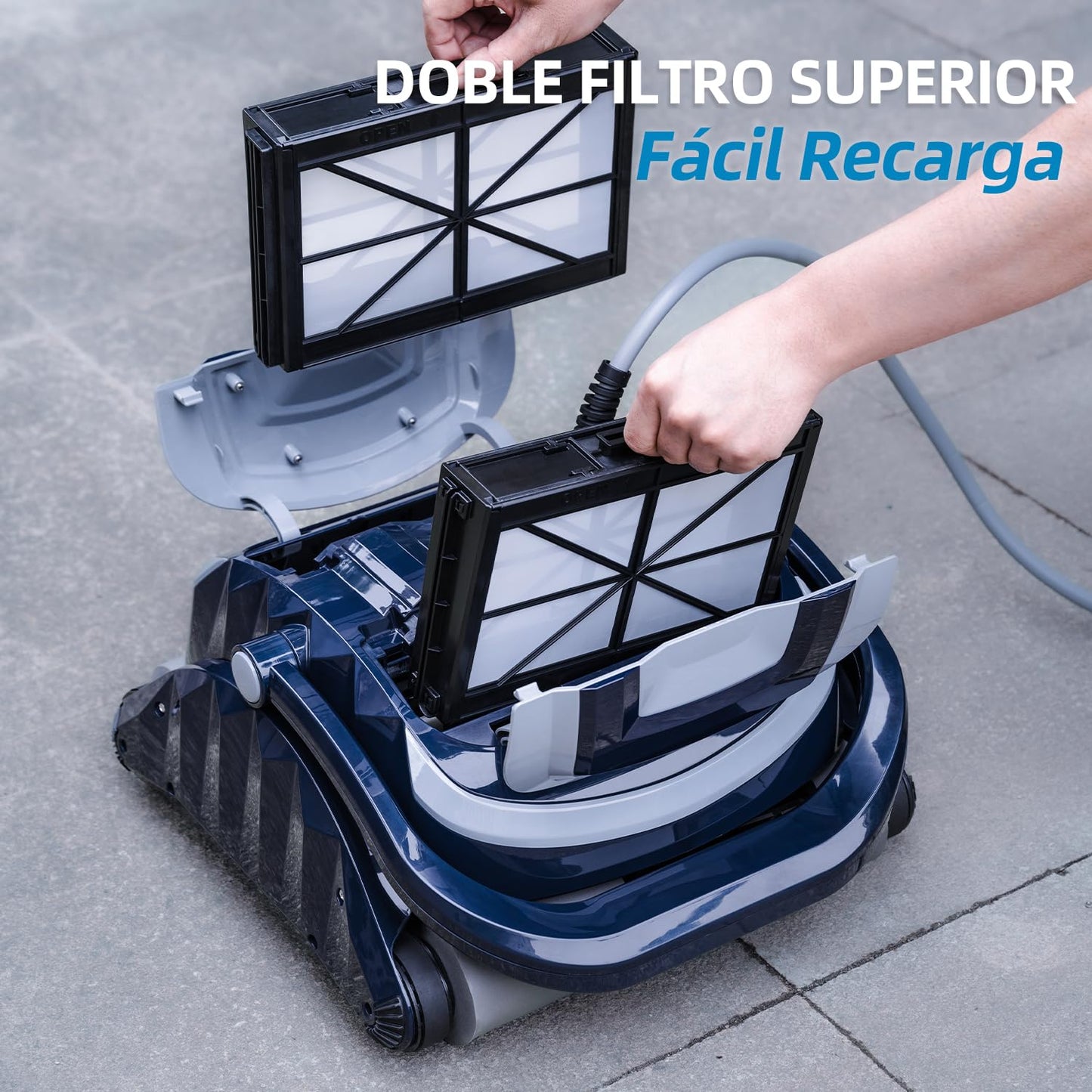 Limpiafondos Eléctrico Blue Whale XT0010 (BLWL XT0010) - Robot Aspirador de Piscina Automático y Eficiente